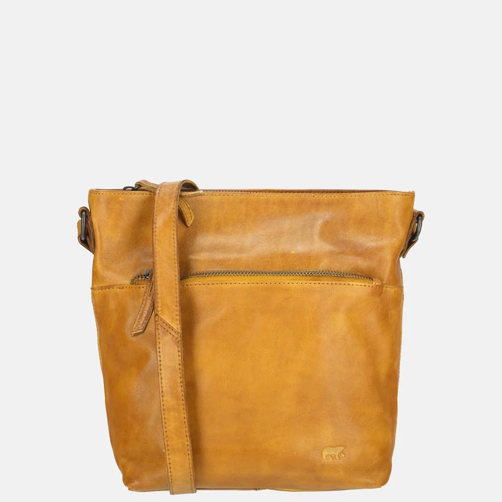 Bear Design Nancy crossbody tas geel